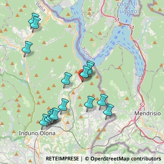 Mappa Via Molino di Mezzo, 21050 Porto Ceresio VA, Italia (4.31625)