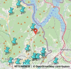 Mappa Via Molino di Mezzo, 21050 Porto Ceresio VA, Italia (6.4855)