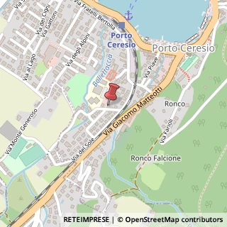Mappa Via Molino di Mezzo, 24, 21050 Porto Ceresio, Varese (Lombardia)