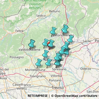 Mappa Piazza Balbi Valier, 31053 Pieve di Soligo TV, Italia (10.4105)