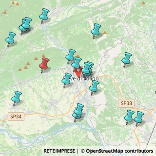 Mappa Via Gaetano Schiratti, 31053 Pieve di Soligo TV, Italia (4.711)