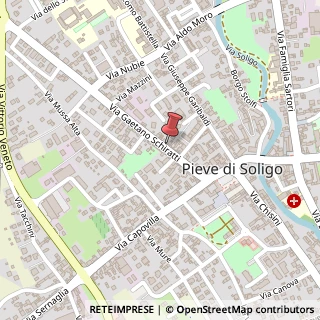 Mappa Via Gaetano Schiratti, 50, 31053 Pieve di Soligo, Treviso (Veneto)
