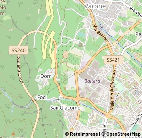 Mappa Via Marone, 38066 Riva del Garda TN, Italia (0.2)