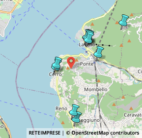 Mappa Via del Navello, 21014 Laveno-Mombello VA, Italia (1.82545)