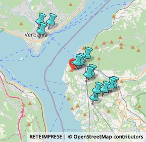 Mappa Via del Navello, 21014 Laveno-Mombello VA, Italia (3.27077)