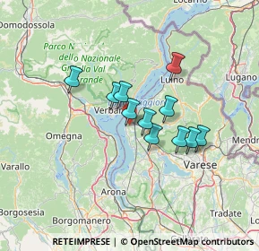 Mappa Via del Navello, 21014 Laveno-Mombello VA, Italia (9.68909)