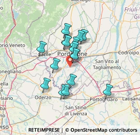 Mappa Via Piagno, 33082 Azzano Decimo PN, Italia (10.32875)