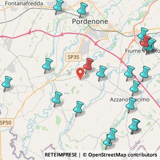 Mappa Via Piagno, 33082 Azzano Decimo PN, Italia (6.0975)