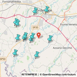 Mappa Via Piagno, 33082 Azzano Decimo PN, Italia (4.30417)