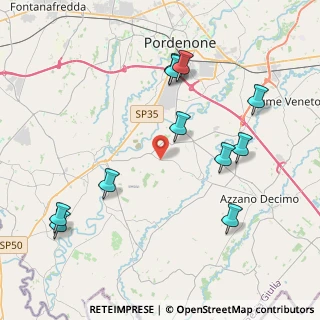 Mappa Via Piagno, 33082 Azzano Decimo PN, Italia (4.45818)