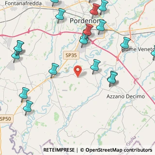 Mappa Via Piagno, 33082 Azzano Decimo PN, Italia (5.719)