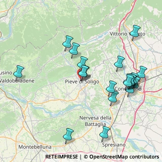 Mappa Via Zanzotto, 31053 Pieve di Soligo TV, Italia (8.744)