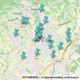 Mappa Via Zanzotto, 31053 Pieve di Soligo TV, Italia (0.8945)