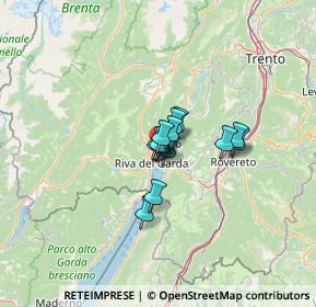 Mappa Via Monte D'Oro, 38066 Riva del Garda TN, Italia (6.165)