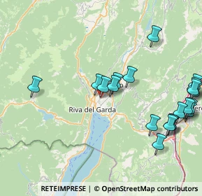 Mappa Via Monte D'Oro, 38066 Riva del Garda TN, Italia (9.6395)