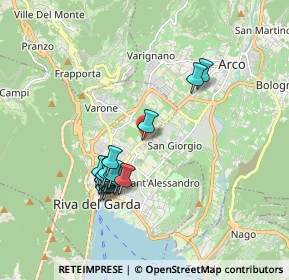 Mappa Via Monte D'Oro, 38066 Riva del Garda TN, Italia (1.66133)