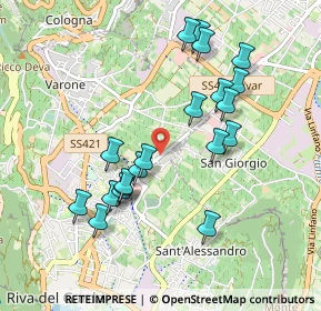 Mappa Via Monte D'Oro, 38066 Riva del Garda TN, Italia (0.9125)
