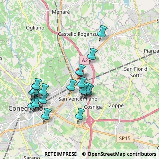 Mappa Via Friuli, 31020 San Vendemiano TV, Italia (1.987)