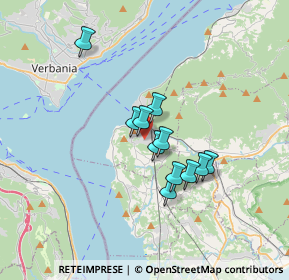 Mappa Via Silvio Pellico, 21014 Laveno-Mombello VA, Italia (2.54091)