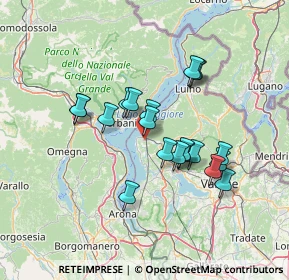 Mappa Via Silvio Pellico, 21014 Laveno-Mombello VA, Italia (11.6055)