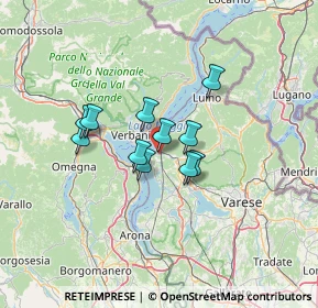 Mappa Via Silvio Pellico, 21014 Laveno-Mombello VA, Italia (9.05727)