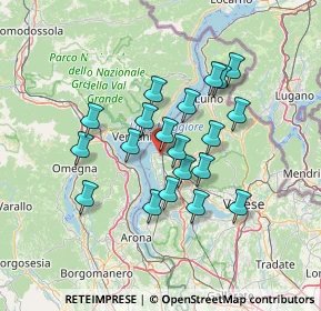 Mappa Via Silvio Pellico, 21014 Laveno-Mombello VA, Italia (11.412)