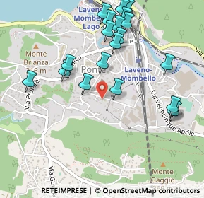 Mappa Via Silvio Pellico, 21014 Laveno-Mombello VA, Italia (0.5465)
