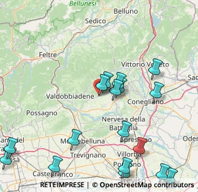 Mappa Via Rui Stort, 31010 Farra di Soligo TV, Italia (19.67412)