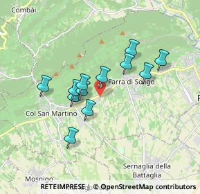 Mappa Via Rui Stort, 31010 Farra di Soligo TV, Italia (1.42417)