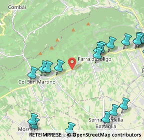 Mappa Via Rui Stort, 31010 Farra di Soligo TV, Italia (2.8295)