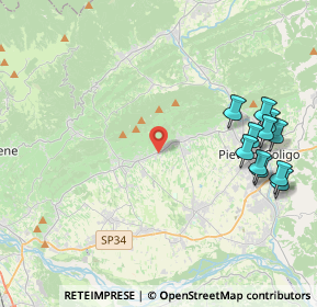 Mappa Via Rui Stort, 31010 Farra di Soligo TV, Italia (4.93)