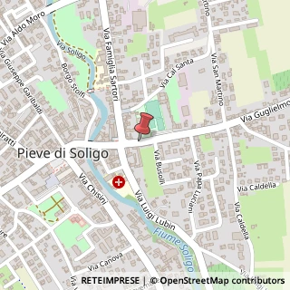 Mappa Piazza Umberto I,  9, 31053 Pieve di Soligo, Treviso (Veneto)