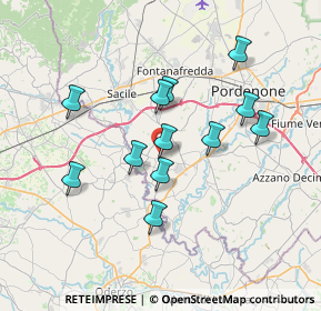 Mappa Via Bandi, 33070 Brugnera PN, Italia (6.27667)