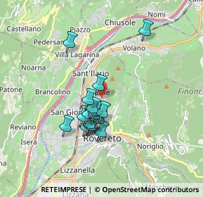Mappa Via Driopozzo, 38068 Rovereto TN, Italia (1.37059)