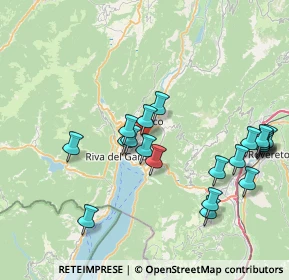 Mappa Via Sabbioni, 38062 Arco TN, Italia (8.1645)