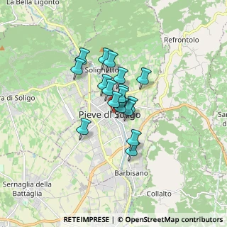 Mappa Via Giuseppe Vaccari, 31053 Pieve di Soligo TV, Italia (1.04412)