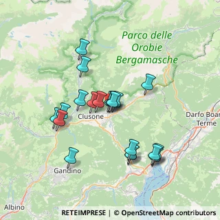 Mappa Via Paré, 24020 Fino del Monte BG, Italia (6.544)