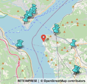 Mappa Via Gerolamo Pirinoli, 21014 Laveno-Mombello VA, Italia (5.24615)