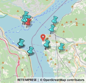 Mappa Via Gerolamo Pirinoli, 21014 Laveno-Mombello VA, Italia (3.64267)