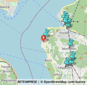 Mappa Via Gerolamo Pirinoli, 21014 Laveno-Mombello VA, Italia (2.43364)