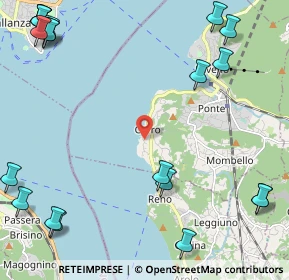 Mappa Via Gerolamo Pirinoli, 21014 Laveno-Mombello VA, Italia (3.32)