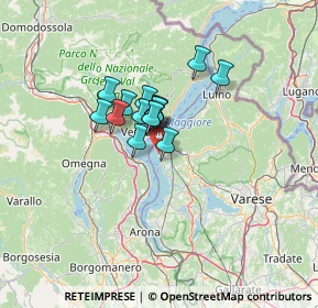 Mappa Via Gerolamo Pirinoli, 21014 Laveno-Mombello VA, Italia (7.98867)