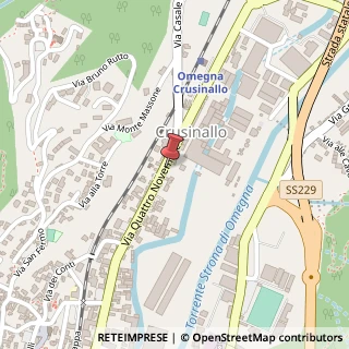 Mappa Via IV Novembre, 250, 28887 Omegna, Verbano-Cusio-Ossola (Piemonte)