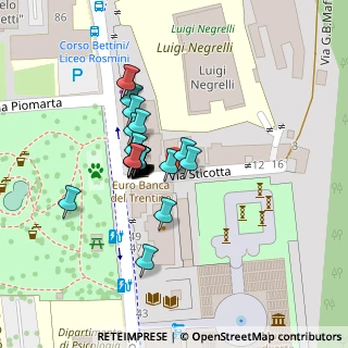 Mappa Via Sticcotta, 38068 Rovereto TN, Italia (0.01923)