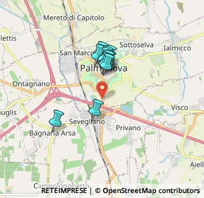 Mappa Viale Taglio, 33057 Palmanova UD, Italia (1.18455)