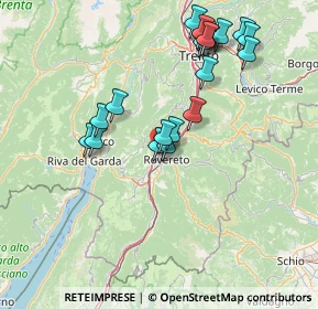 Mappa Via Col Santo, 38068 Rovereto TN, Italia (14.9695)