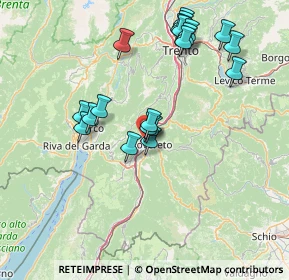 Mappa Via Col Santo, 38068 Rovereto TN, Italia (14.849)