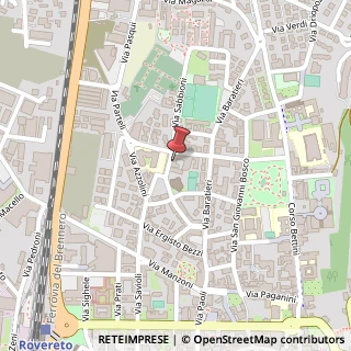 Mappa Piazzale Defrancesco, 2/a, 38068 Rovereto, Trento (Trentino-Alto Adige)