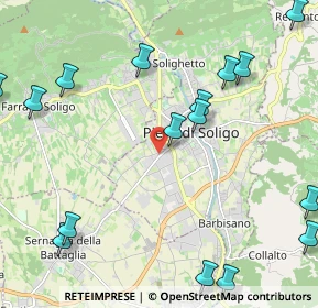 Mappa Via Sernaglia, 31053 Sernaglia della Battaglia TV, Italia (3.1465)