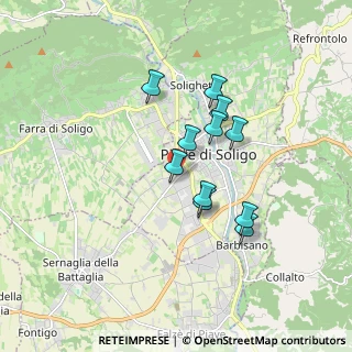 Mappa Via Sernaglia, 31053 Sernaglia della Battaglia TV, Italia (1.36636)